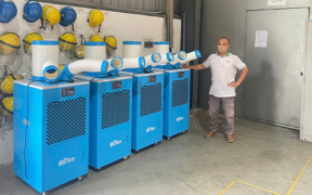 Dự Án Lắp Đặt 04 Máy Lạnh Di Động Airko DAKC-45 Cho Nhà Xưởng Tại Hải Phòng