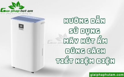 Hướng dẫn dùng máy hút ẩm đúng cách và tiết kiệm điện