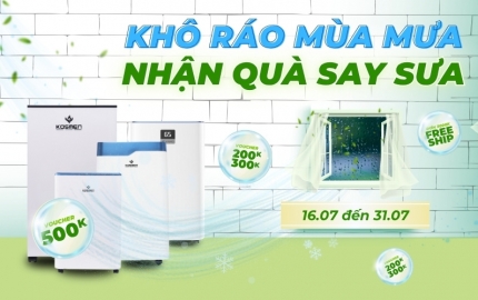 KHÔ RÁO MÙA MƯA - NHẬN QUÀ SAY SƯA VỚI VOUCHER ĐẾN 500K
