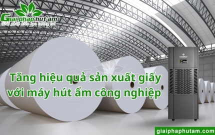 Máy hút ẩm trong sản xuất giấy