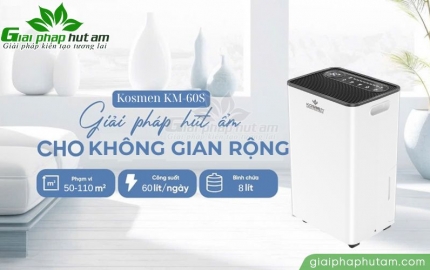 Review máy hút ẩm gia đình Kosmen KM-60S