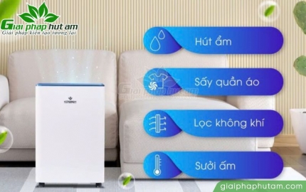 Review máy hút ẩm Kosmen KM-12N