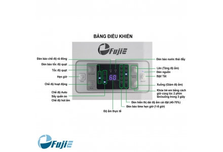 Máy hút ẩm FujiE HM-916EC