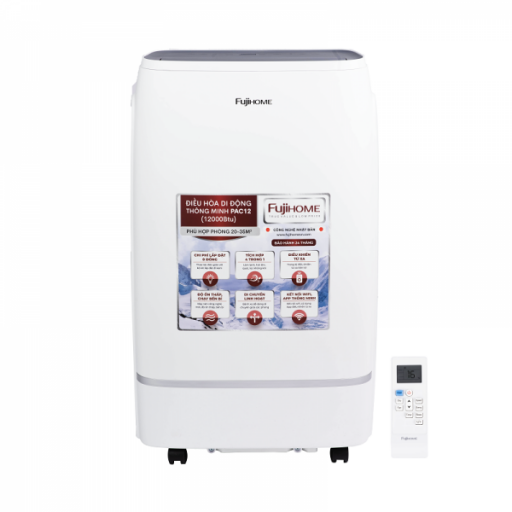 Máy điều hòa di động thông minh Fujihome PAC12 (12.000BTU-1.5HP)