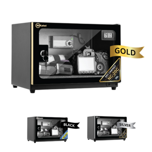 Tủ chống ẩm Nikatei NC-20C (Gold/ Silver/ Black)