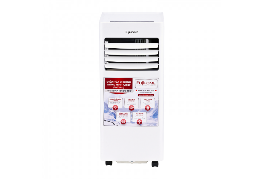 Máy điều hòa di động thông minh Fujihome PAC07 (7.000BTU-0.8HP)