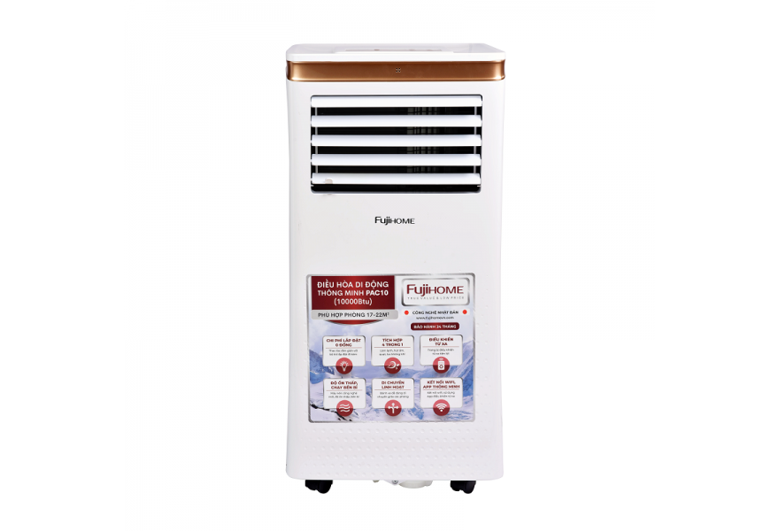 Máy điều hòa di động thông minh Fujihome PAC10 (10.000BTU-1.1HP)