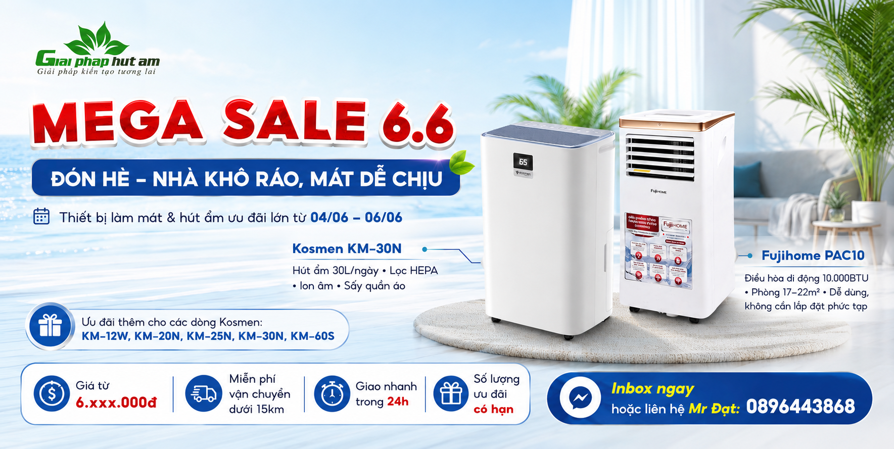 ĐÓN HÈ VỚI MEGA SALE 6.6 - DEAL 