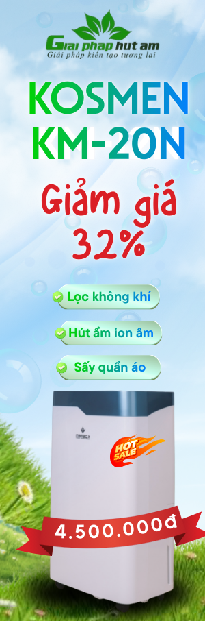 giảm giá máy hút ẩm Kosmen KM-20N