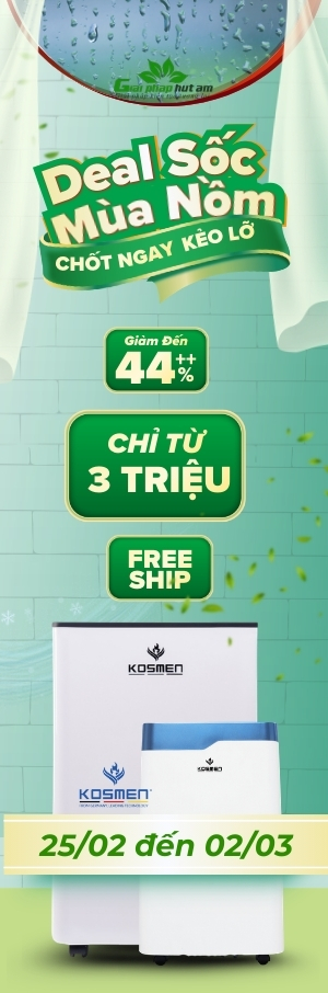Giảm giá máy hút ẩm Kosmen KM-12N - T2.2026
