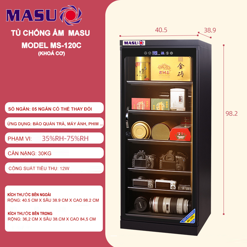 Tủ chống ẩm MASU MS-120C