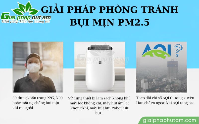 Giải pháp phòng tránh bụi mịn PM2.5