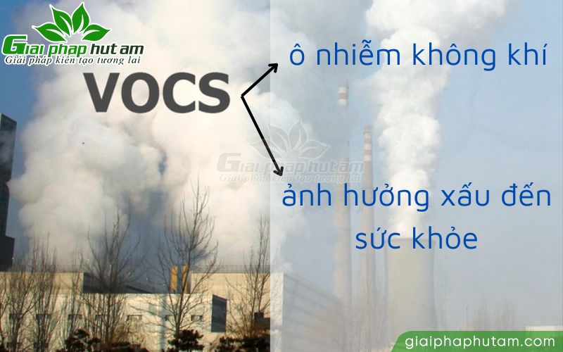 VOCs là tác nhân gây ô nhiễm không khí và ảnh hưởng lớn đến sức khỏe con người