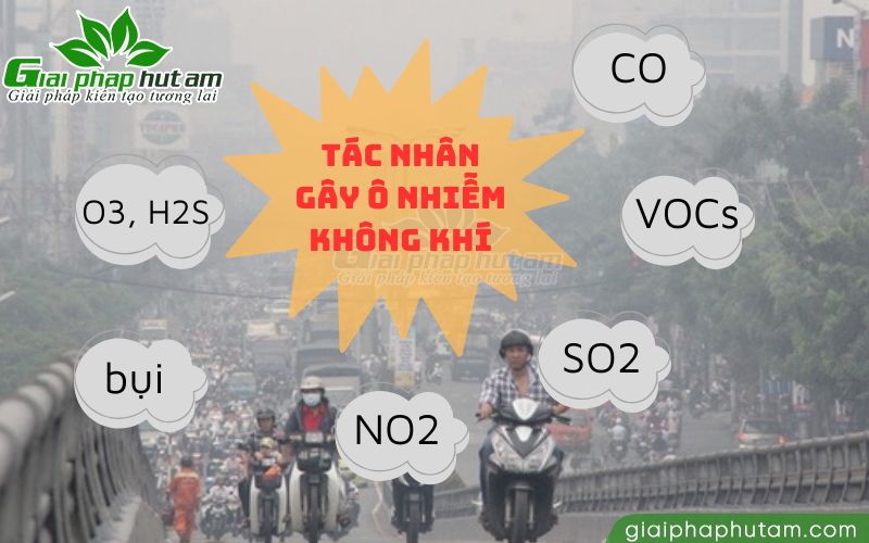 Các tác nhân gây ô nhiễm không khí