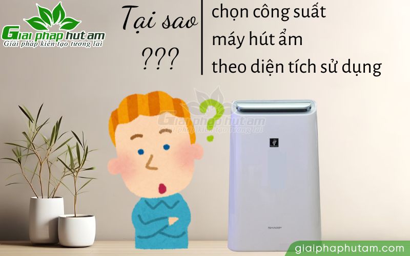 Chọn công suất hút ẩm phù hợp với diện tích vừa giúp kéo dài tuổi thọ của máy, vừa tiết kiệm điện lại nâng cao hiệu suất hoạt động