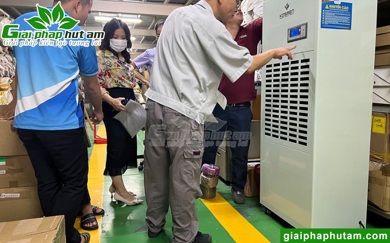 Hình ảnh lắp đặt máy hút ẩm tại Công ty TNHH Dae Yun tại Thành phố Thủ Đức