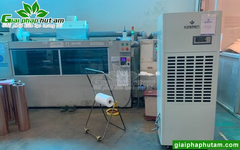 Hình ảnh lắp đặt máy hút ẩm Kosmen KM-180S tại Công ty TNHH APE Việt Nam