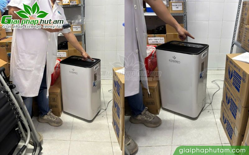 Bàn Giao Máy Hút Ẩm Công Nghiệp Kosmen KM-60S Cho Bệnh Viện STO Phương Đông