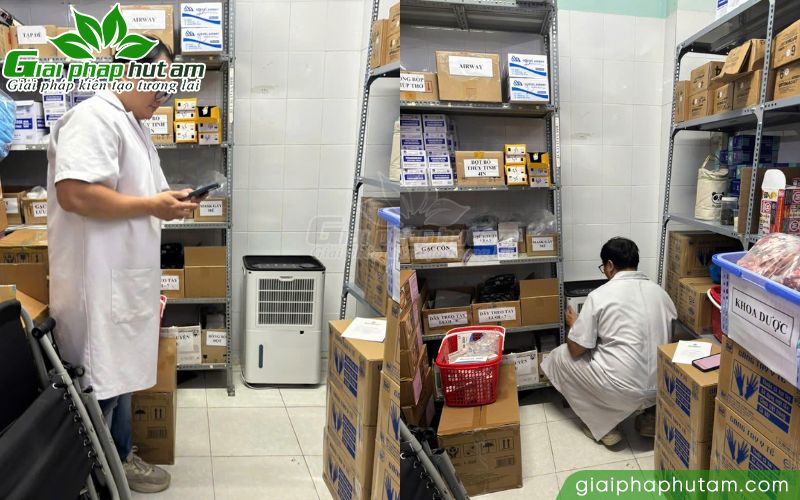 Bàn Giao Máy Hút Ẩm Công Nghiệp Kosmen KM-60S Cho Bệnh Viện STO Phương Đông