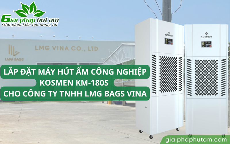 Lắp máy hút ẩm công nghiệp 180L tại TPHCM