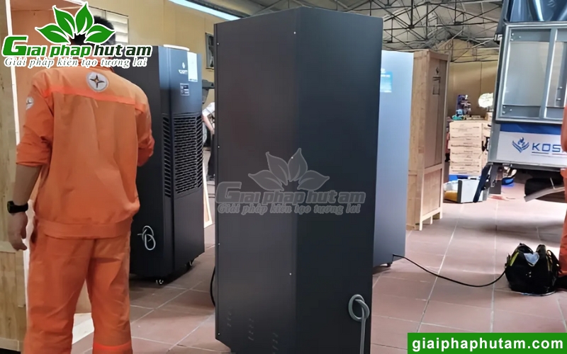 hình ảnh lắp máy hút ẩm tại thủy điện tuyên quang 3