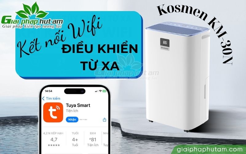 Điều khiển Kosmen KM-30N từ xa bằng cách kết nối Wifi với thiết bị di động