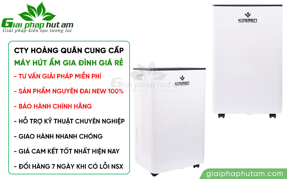 Mua máy hút ẩm Kosmen giá rẻ chính hãng tại Hoàng Quân