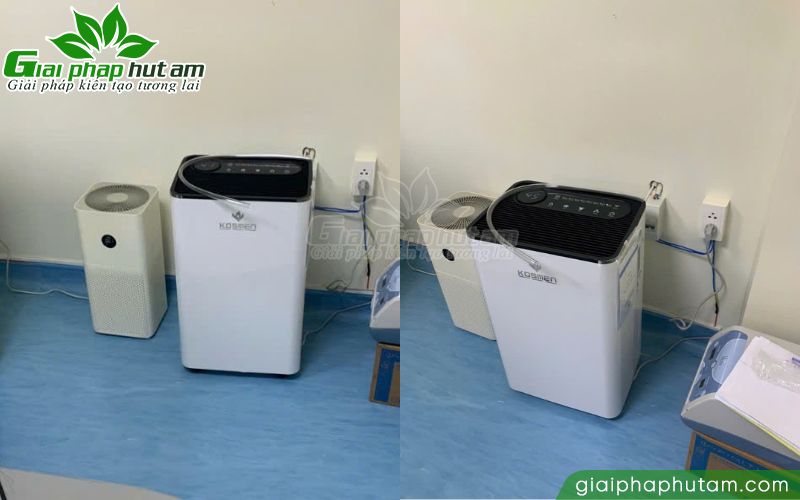 Hoàn tất lắp đặt máy hút ẩm công suất 60L/ngày cho bệnh viện mắt Sài Gòn ở TPHCM