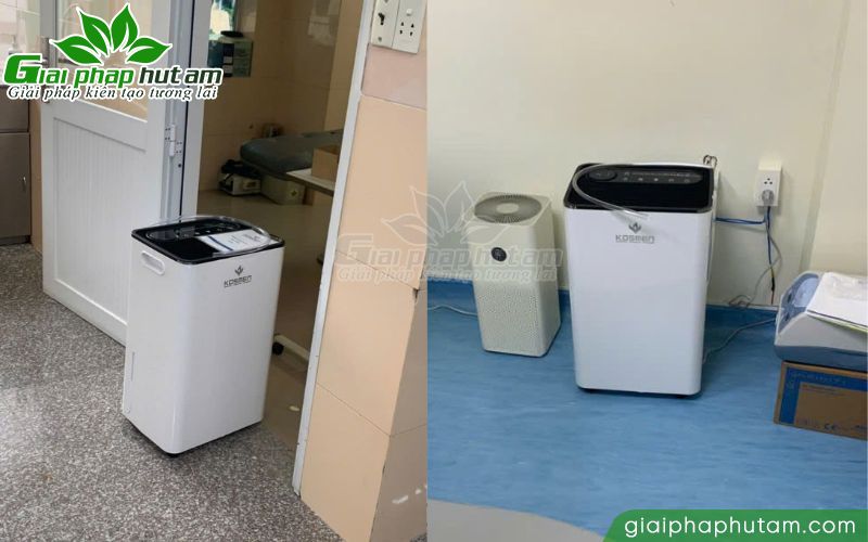 Lắp máy hút ẩm giúp duy trì môi trường tốt cho bệnh nhân ở bệnh viện đa khoa mắt sài gòn