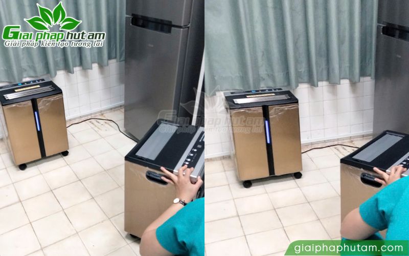 Hoàn thành lắp máy hút ẩm Harison 45L tại Bệnh viện Bệnh Nhiệt đới ở TPHCM