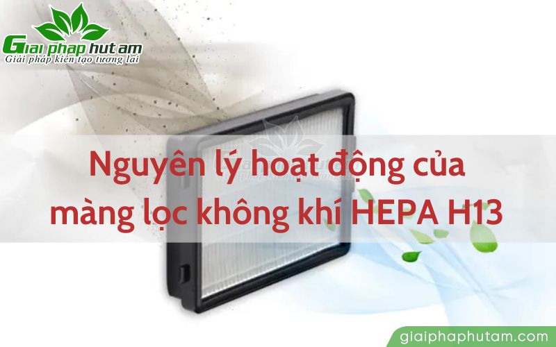 Nguyên lý hoạt động của màng lọc không khí HEPA H13