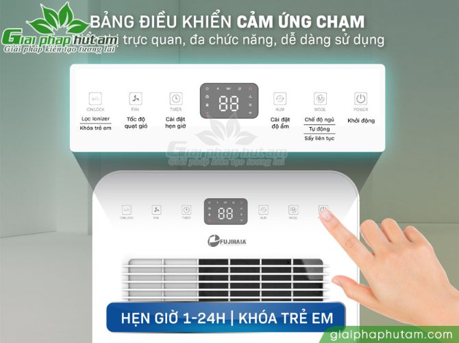 Dùng máy hút ẩm Fujihaia DH18CR
