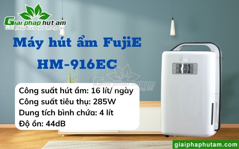 Máy hút ẩm dân dụng FujiE HM-916EC