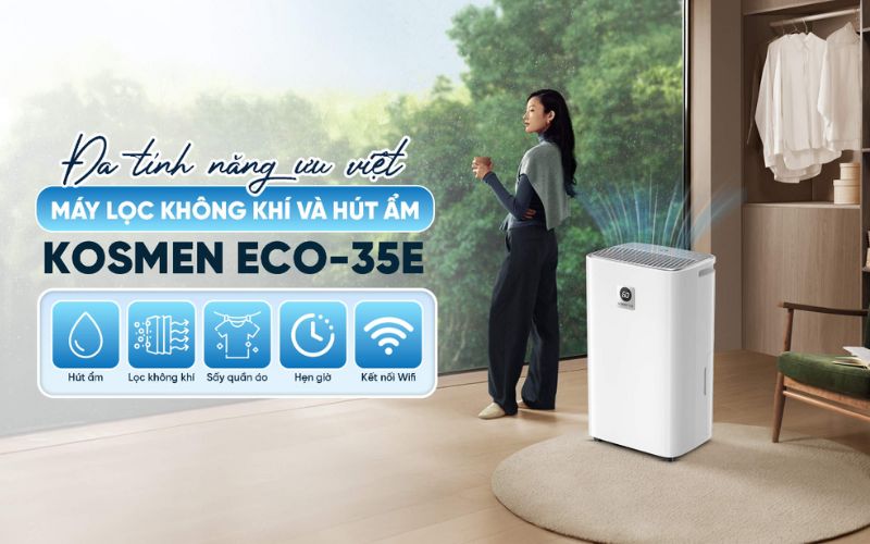 Máy hút ẩm Kosmen ECO 35E 35L