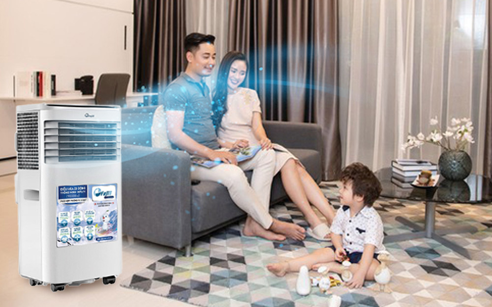 Máy lạnh di động FujiE MPAC9 được nhà nhà người người tin dùng