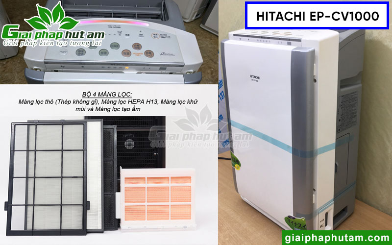 Máy hút ẩm nội địa Nhật Hitachi EP-CV1000