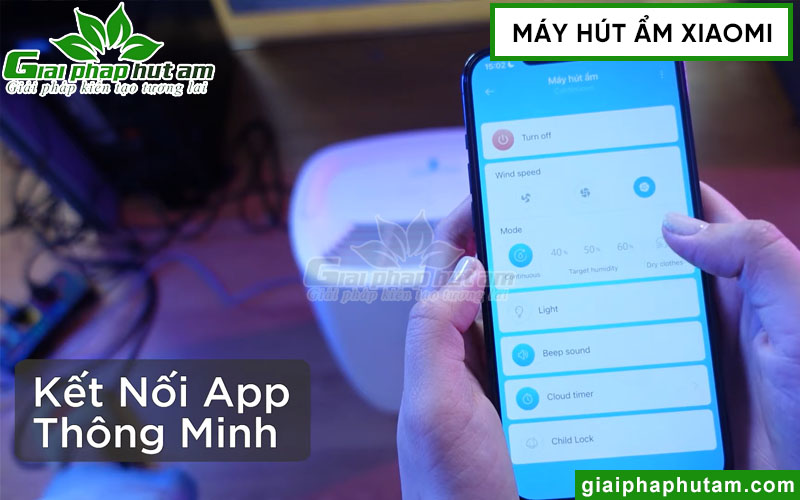 Có thể kết nối máy hút ẩm Xiaomi với ứng dụng Mihome