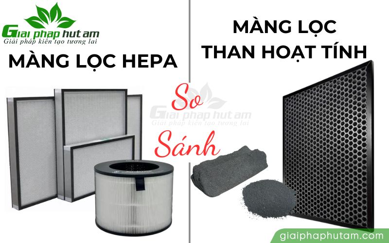 So sánh màng lọc không khí HEPA và màng lọc than hoạt tính