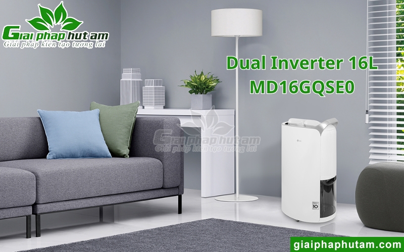 Máy hút ẩm LG Dual Inverter 16L MD16GQSE0