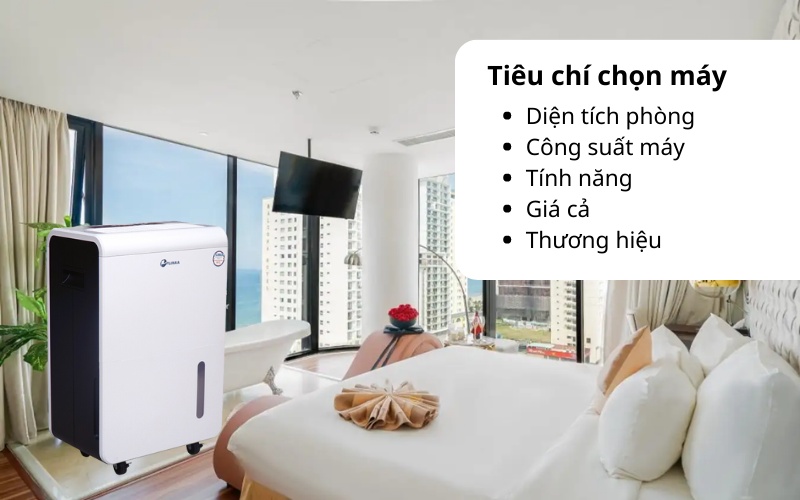 chọn máy hút ẩm phù hợp