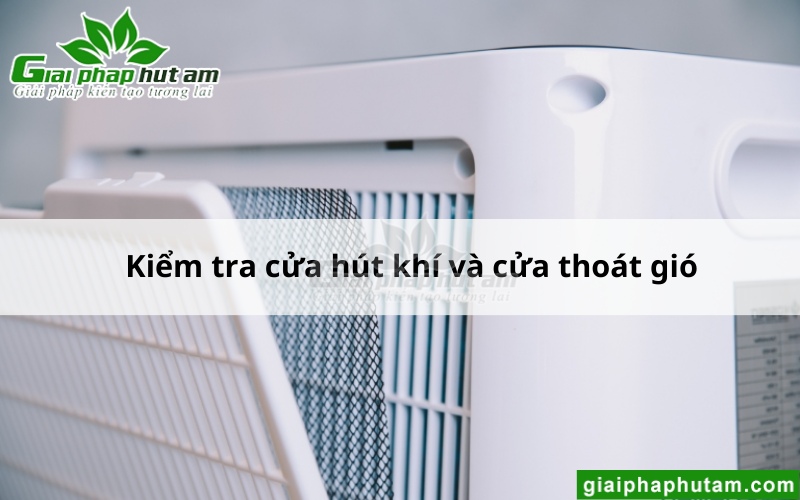 kiếm tra cửa hút và thoát gió