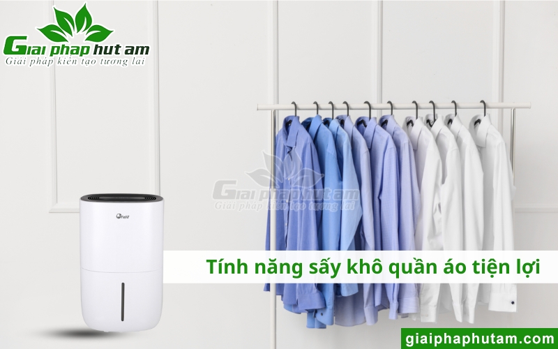 tính năng sấy quần áo trên Máy hút ẩm tại Điện Biên