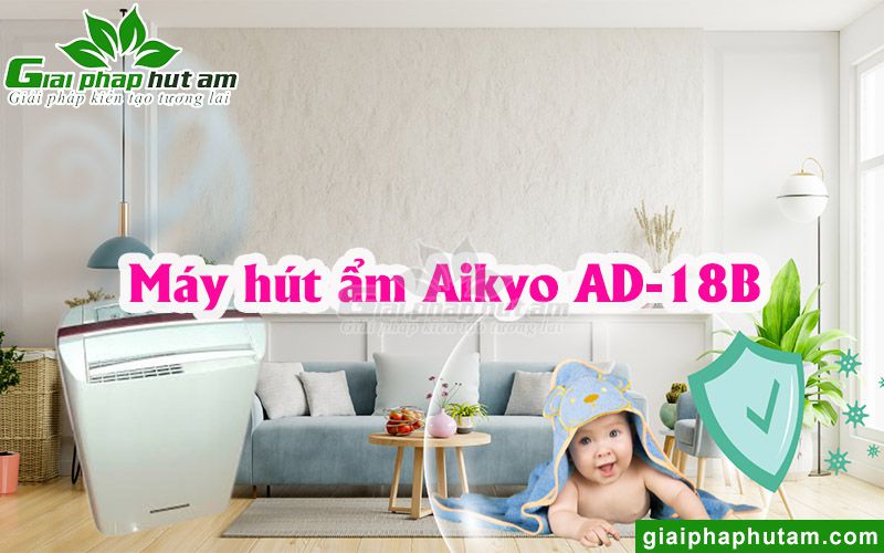 Máy hút ẩm gia đình 18l Aikyo AD-18B