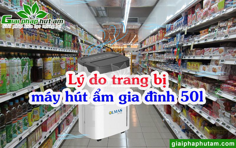 Lý do nên trang bị máy hút ẩm gia đình 50l