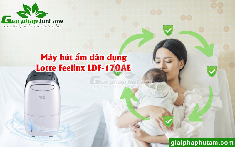 Máy hút ẩm gia đình Lotte Feelinx LDF-170AE