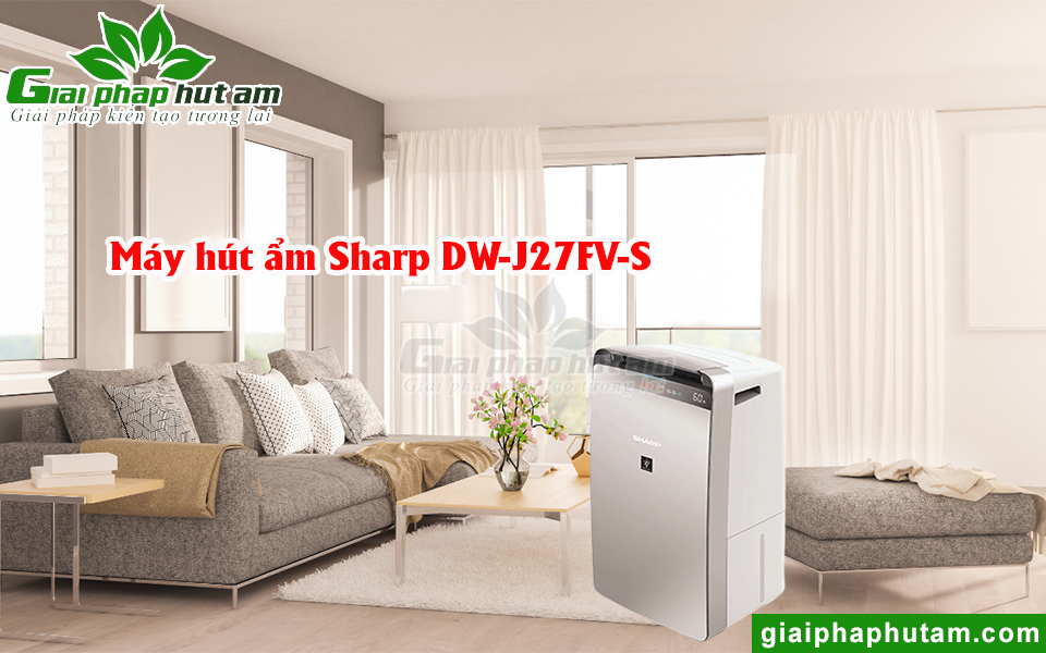 Máy hút ẩm chống nồm Sharp DW-J27FV-S