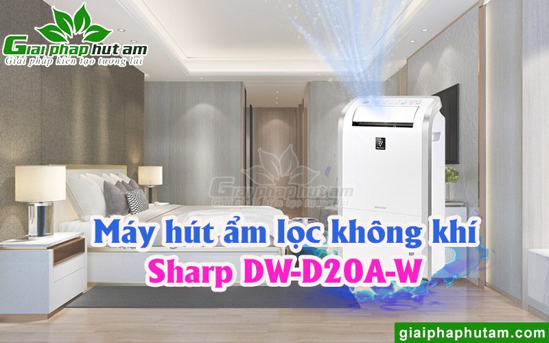 Máy hút ẩm và lọc không khí Sharp DW-D20A-W