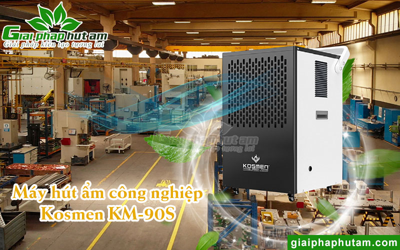 Máy hút ẩm công suất lớn Kosmen KM-90S 90l/ngày