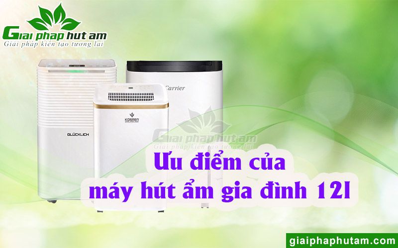 Ưu điểm nổi bật của máy hút ẩm gia đình 12l