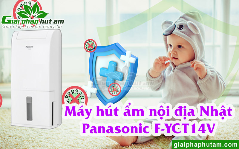 Máy hút ẩm gia đình 14l Panasonic F-YCT14V
